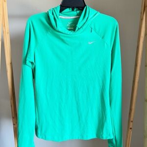 Nike Mint Green Dri-Fit Running Pull Over
